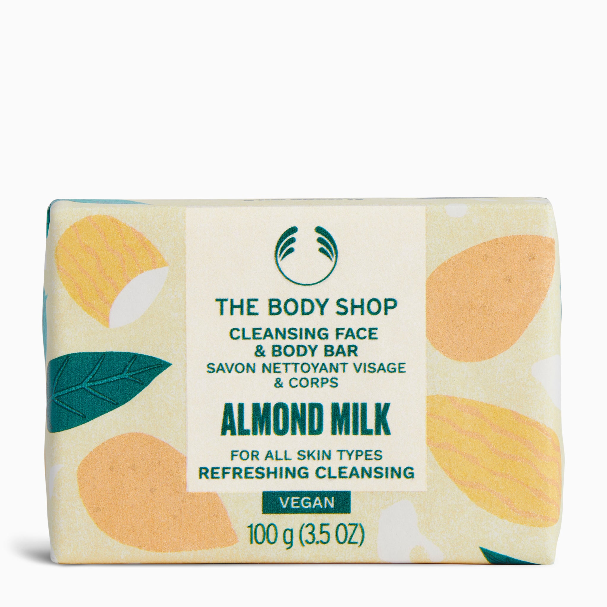 The Body Shop Almond Milk Cleansing Face & Body Bar