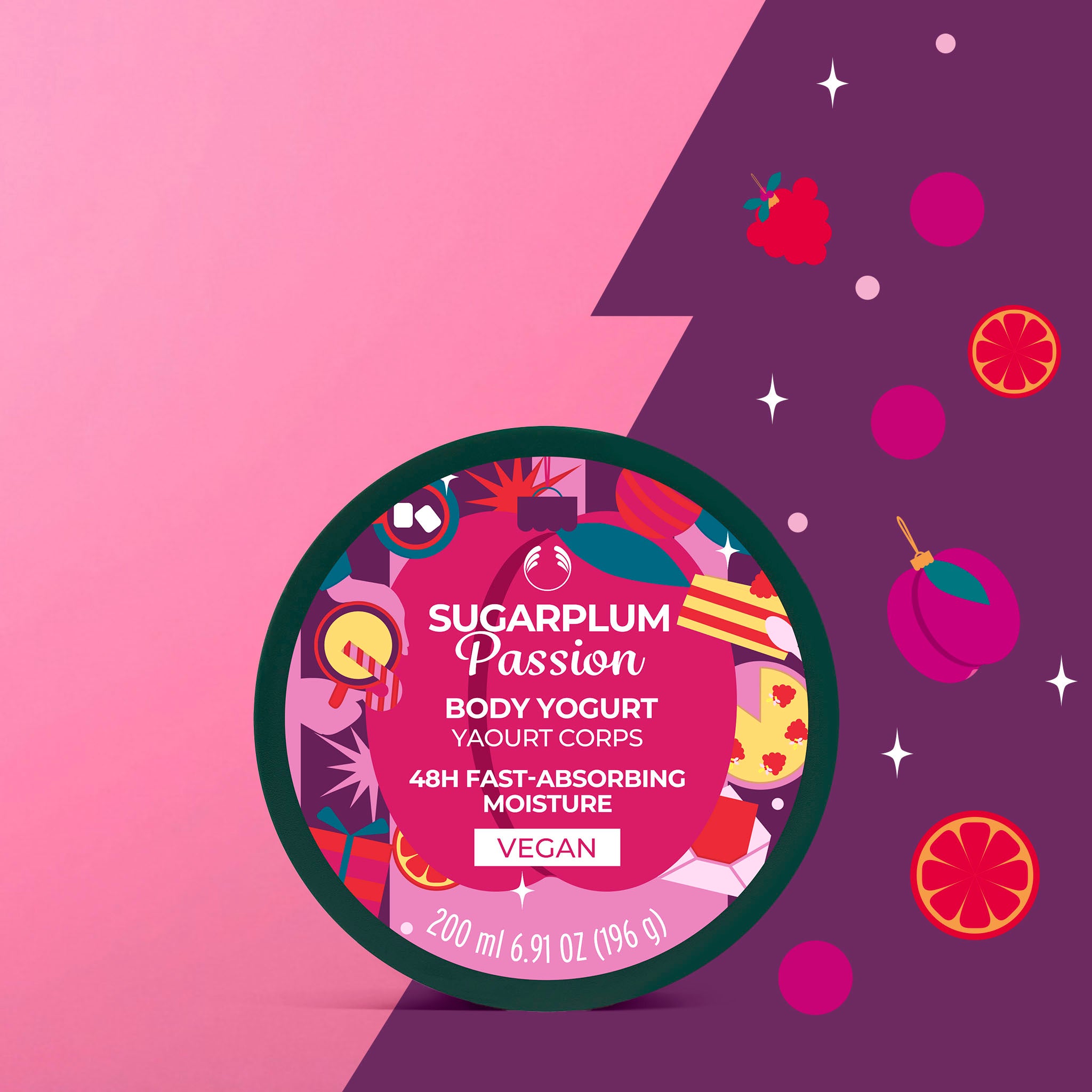 Sugarplum Passion Body Yogurt - The Body Shop