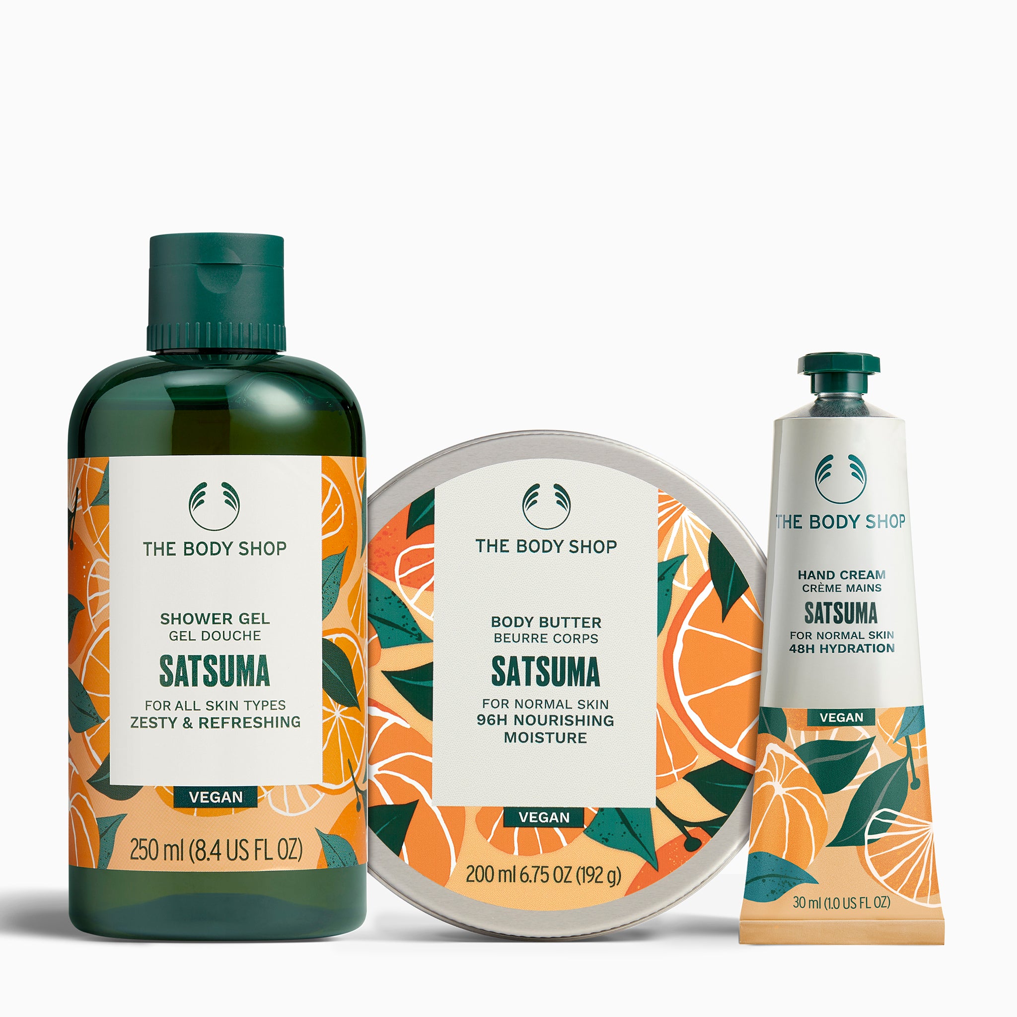 The Body Shop Zesty Body Care Collection