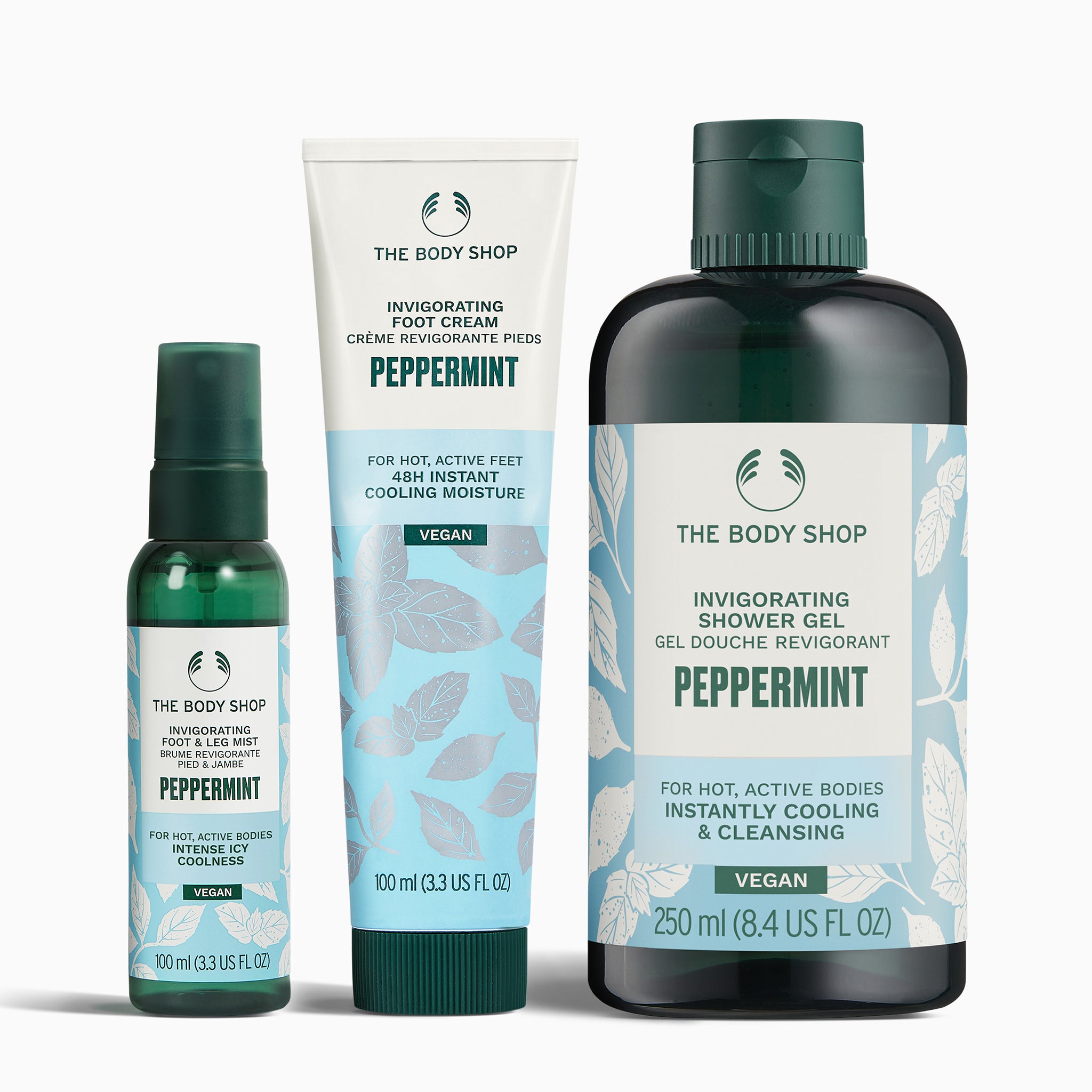 The Body Shop Cooling and Cleansing Routine