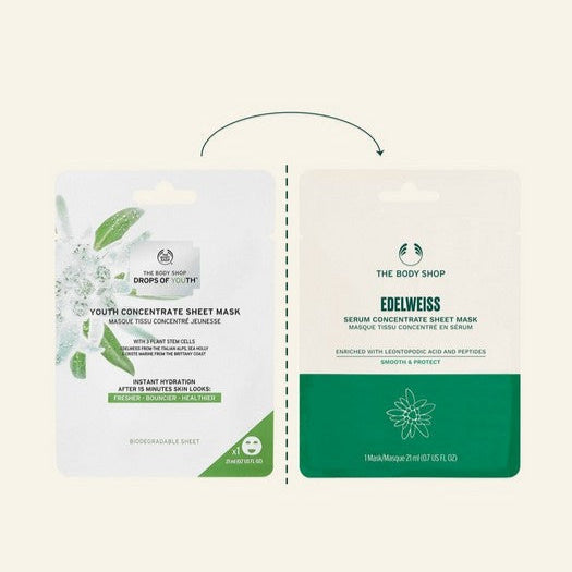 The Body Shop Edelweiss Serum Concentrate Sheet Mask