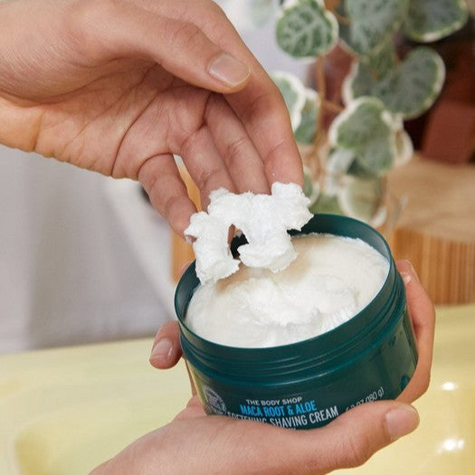 The Body Shop Maca Root & Aloe Softening Shaving Cream  For Men